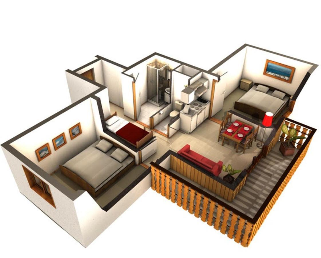 Appartement Confortable A Thollon-Les-Memises Avec Vue Exteriér fotografie